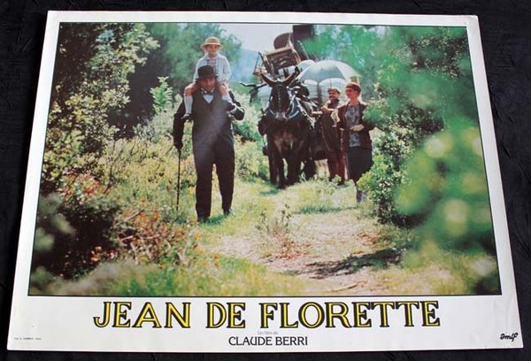 JEAN DE FLORETTE 7 Photos Série A 30X40 CM Claude Berri 1985-86 Original Lobby Cards