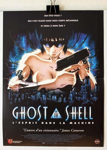 GHOST IN THE SHELL Affiche du film - 1995 - Mamoru Oshii Manga de Masamune Shirow Japon 40X60