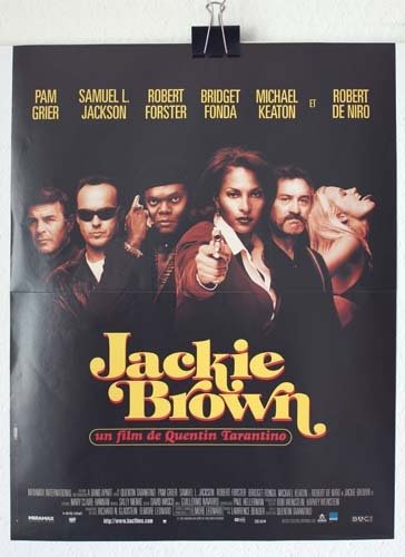 JACKIE BROWN Affiche originale - 1997 - Quentin Tarantino Pam Grier Samuel L. Jackson 40X60