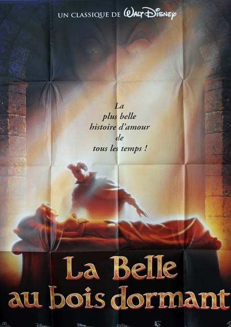 LA BELLE AU BOIS DORMANT Affiche du Film - 1995 - Disney Production 120X160 CM