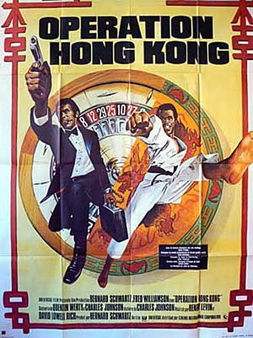 OPERATION HONG KONG Affiche du film - 1973 - Henry Levin David L. Rich Fred Williamson 120X160 CM