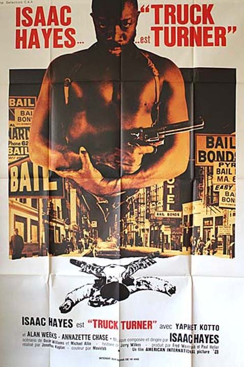 TRUCK TURNER Affiche du film - 1974 - Jonathan Kaplan Isaac Hayes Yaphet Kotto 120X160 CM