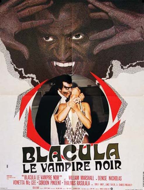 BLACULA LE VAMPIRE NOIR Affiche du film - 1972 - William Crain W. Marshall D. Nicholas 60X80 CM