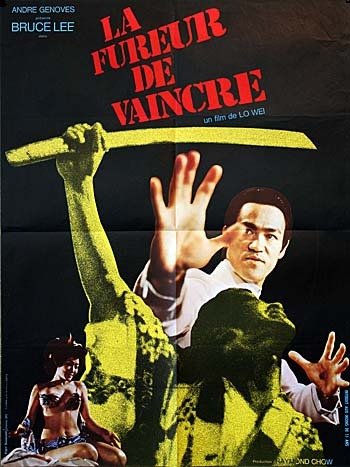 LA FUREUR DE VAINCRE Original Movie Poster - 1972 - Lo Wei Bruce Lee Nora Miao 60X80 CM