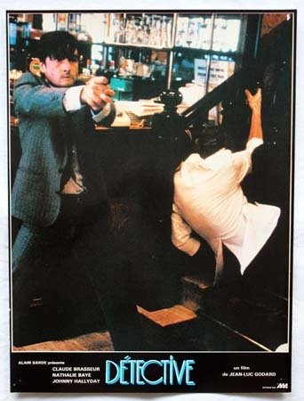 DÉTECTIVE Jeu de photos géantes 30X40 CM X 9 - Jean-Luc Godard Johnny Hallyday 1985