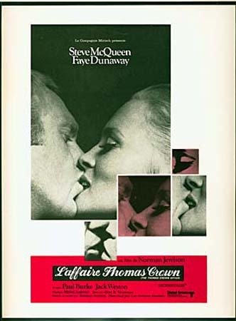L'AFFAIRE THOMAS CROWN Synopsis du film - 24x31 cm. - 1968 - Steve McQueen Norman Jewison