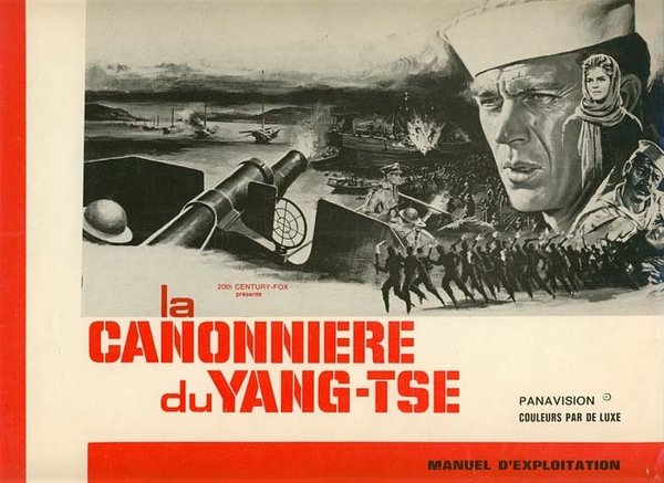 LA CANONNIÈRE DU YANG-TSE Synopsis du film 24X32 cm - 1966 - Steve McQueen Robert Wise