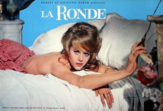 LA RONDE Synopsis original du film 30x43,5 cm - 1964 - Roger Vadim Jane Fonda Marie Dubois