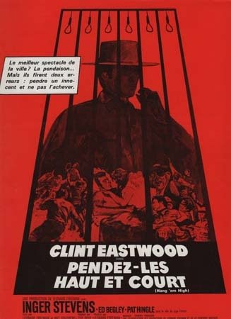 PENDEZ-LES HAUT ET COURT Synopsis du film 24x31 cm - 1968 - Clint Eastwood Dennis Hopper Ted Post