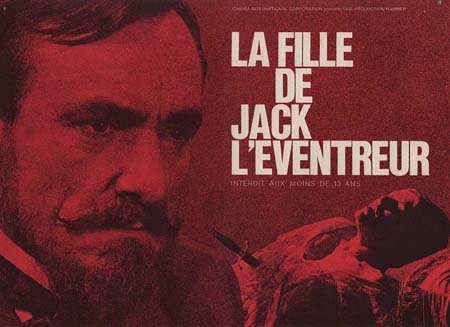LA FILLE DE JACK L’ÉVENTREUR Synopsis du film 24x31 cm - 1971 - Peter Sasdy Eric Porter Dora Bryan
