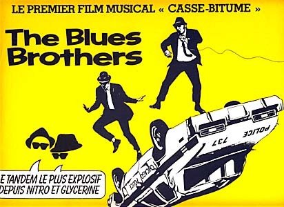 THE BLUES BROTHERS Synopsis du film - 1980 - John Landis Dan Aykroyd John Belushi 24x31 cm