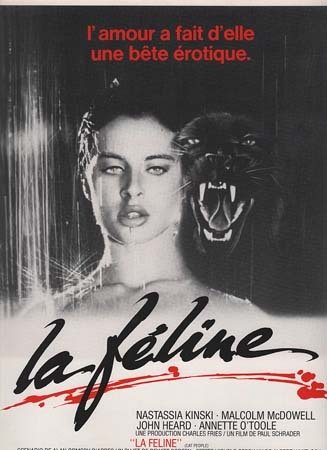 LA FÉLINE Synopsis du film 24x32 cm - 1982 - Nastassia Kinski Paul Schrader