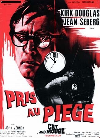 PRIS AU PIÈGE Synopsis du film 20x27 cm - 1974 - Kirk Douglas Jean Seberg Daniel Petrie