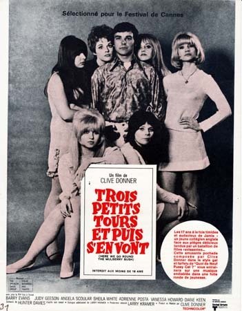 TROIS PETITS TOURS ET PUIS S'EN VONT Synopsis du film 21x27 cm - 1968 - Clive Donner Barry Evans