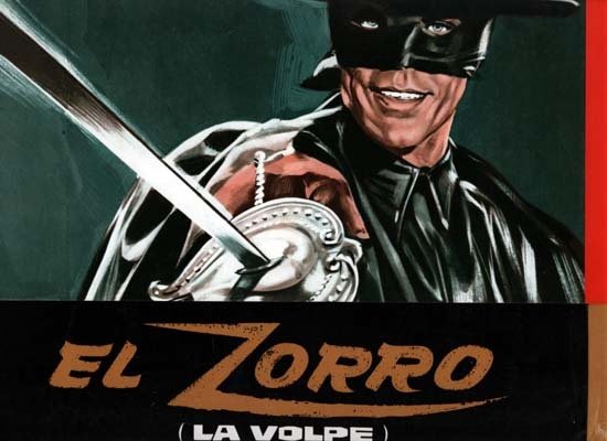 EL ZORRO, LA VOLPE Synopsis Italien du film 36,5x25,5 cm - 1968 - George Ardisson Marino Carpano