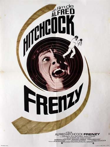 FRENZY Affiche du film 40x60 cm - 1972 - Alfred Hitchcock Jon Finch Alec McCowen