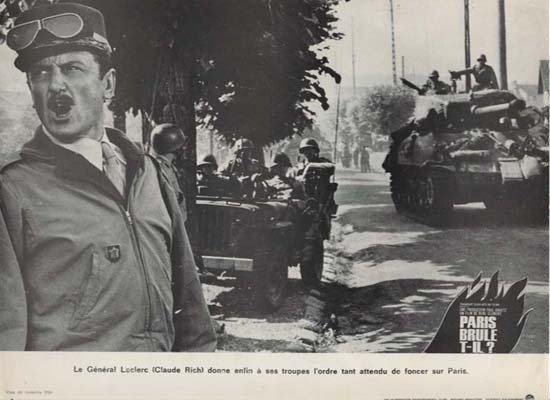 PARIS BRULE-T-IL ? RARE - Photos d'exploitation du film X7 - 1966 René Clément Gert Fröbe 24x30 cm