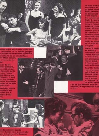 LE PRÊTE-NOM Synopsis du film 24x31 cm - 1976 - Martin Ritt Woody Allen Zero Mostel