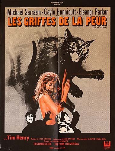 LES GRIFFES DE LA PEUR Affiche du film 60x80 cm - 1969 - David Lowell Rich Michael Sarrazin