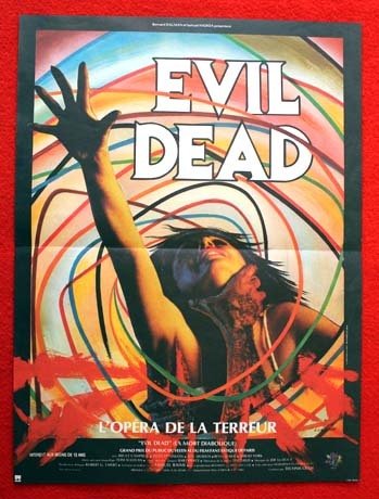 EVIL DEAD Affiche originale du film 40x60 cm - 1982 - Samuel M. Raimi Bruce Campbell