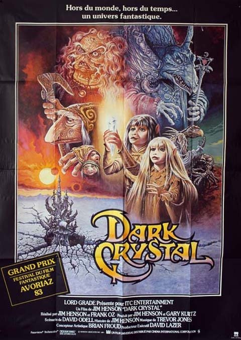 DARK CRYSTAL Original Movie Poster 120x160 cm - 1982 - Jim Henson Frank Oz Prix Avoriaz 1983