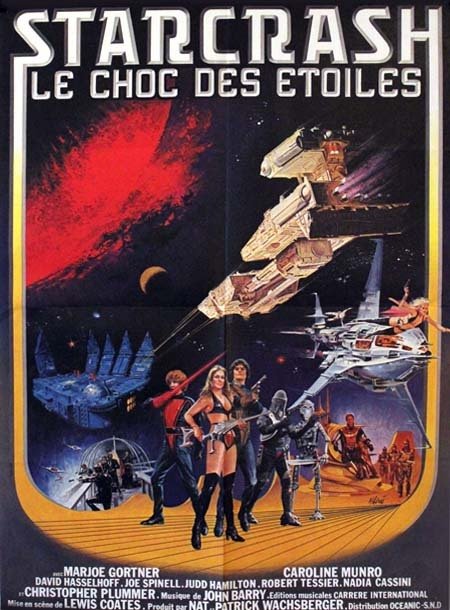 STARCRASH, le choc des étoiles Affiche du film 60x80 cm - 1978 - Lewis Coates David Hasselhoff