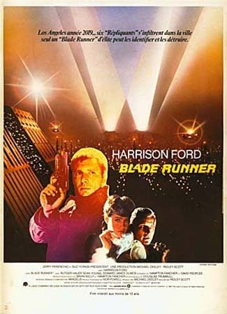 BLADE RUNNER Synopsis du film 24x32 cm - 1982 - Ridley Scott Harrison Ford Rutger Hauer