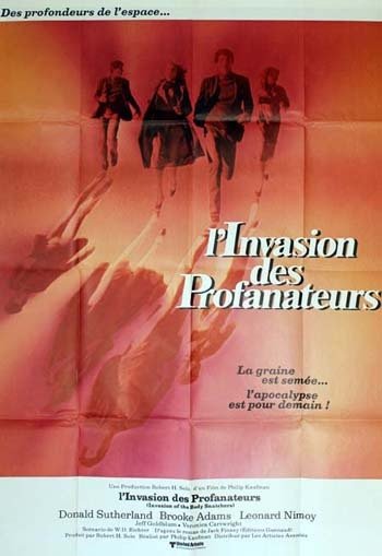 L'INVASION DES PROFANATEURS Affiche du film 120x160 cm - USA 1978 - Donald Sutherland Philip Kaufman