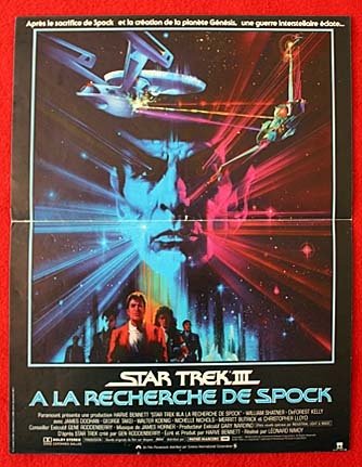 STAR TREK III, à la recherche de Spock Affiche du film 40x60 cm - USA 1984 - Leonard Nimoy