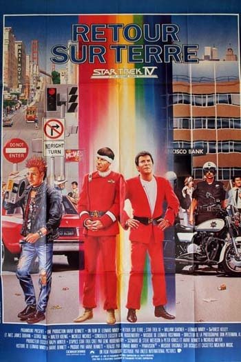 STAR TREK IV : RETOUR SUR TERRE Affiche du film 120x160 cm - USA 1987 - Leonard Nimoy James Doohan