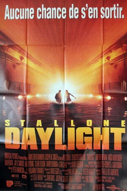 DAYLIGHT Affiche du film 120x160 cm - USA 1996 - Sylvester Stallone Rob Cohen