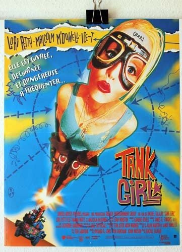 TANK GIRL Affiche du film 40x60 cm - USA 1995 - Rachel Talalay Lori Petty