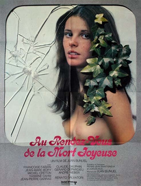 AU RENDEZ-VOUS DE LA MORT JOYEUSE Affiche du film 60x80 cm - Fr. 1972 - Juan Bunuel Yasmine Dahm