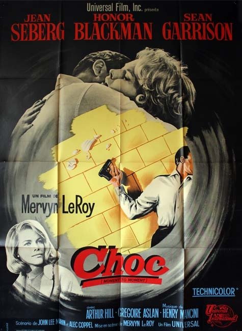 CHOC / Moment to moment Affiche du film 120x160 cm - USA 1965 - Mervyn Leroy Jean Seberg