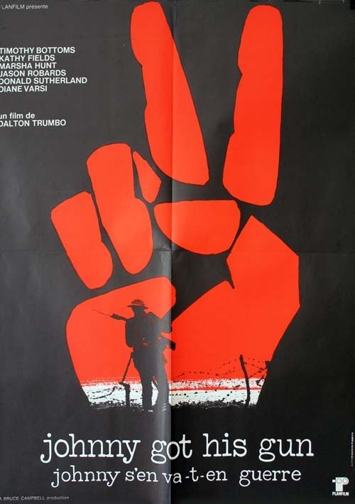 JOHNNY S'EN VA-T-EN GUERRE Affiche du film 60x80 cm - USA 1971 - Dalton Trumbo Jason Robards