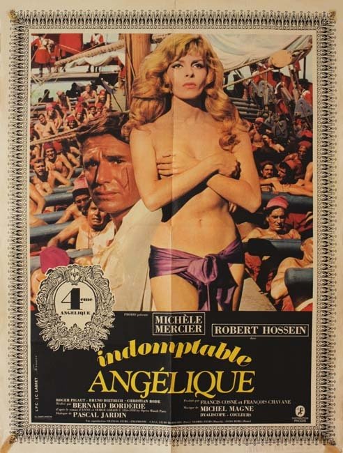 INDOMPTABLE ANGÉLIQUE Affiche du film 60x80 cm - Fr. 1967 - Bernard Borderie Michèle Mercier