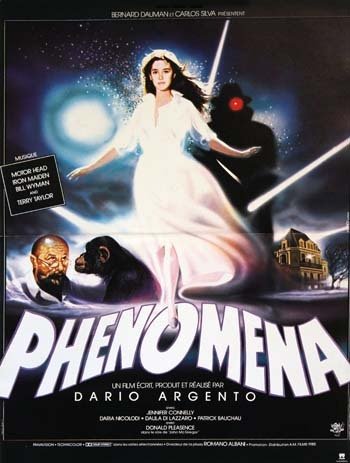 PHENOMENA Affiche du film 40x60 cm - It. 1985 - Dario Argento Jennifer Connelly Donald Pleasence