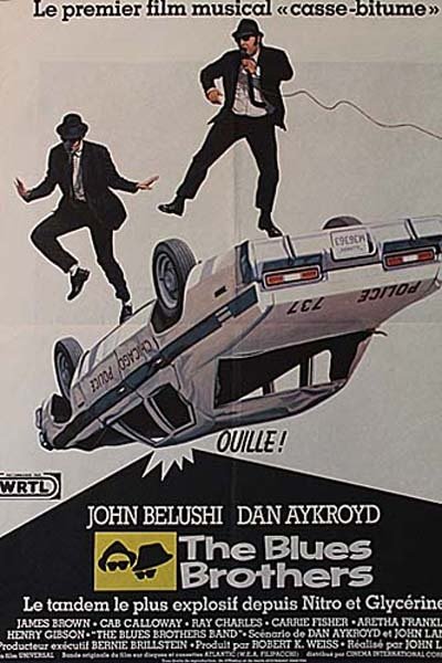 THE BLUES BROTHERS Affiche du film 40x60 cm - USA 1980 - John Landis Dan Aykroyd