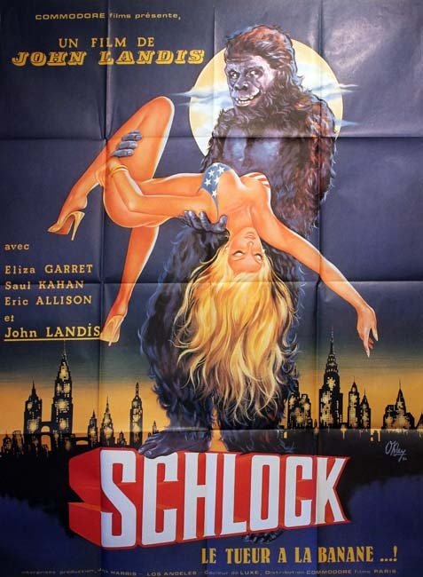 SCHLOCK Affiche du film 120x160 cm - USA 1972 - John Landis Eliza Garrett