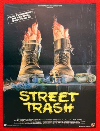 STREET TRASH Affiche du film - USA 1987 - Jim Muro Bill Chepil Vic Noto 40x60 cm