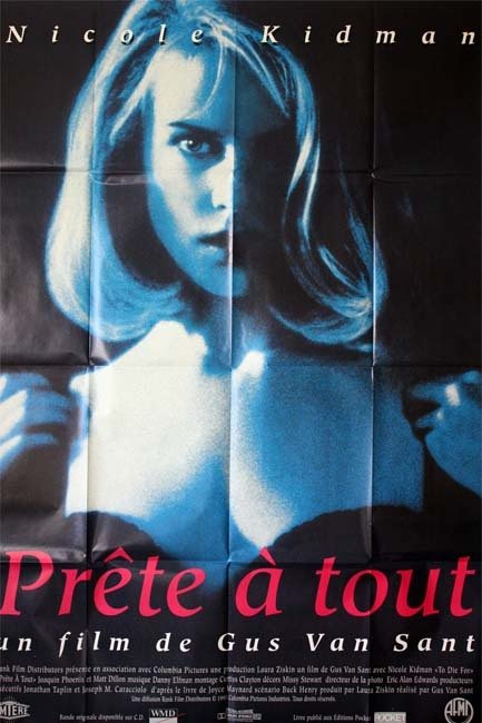 PRÊTE A TOUT Affiche du film - USA 1995 - Nicole Kidman Gus Van Sant 120x160 cm