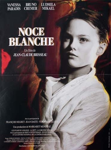 NOCE BLANCHE Affiche du film - Fr. 1989 - Vanessa Paradis Bruno Cremer 40x60 cm