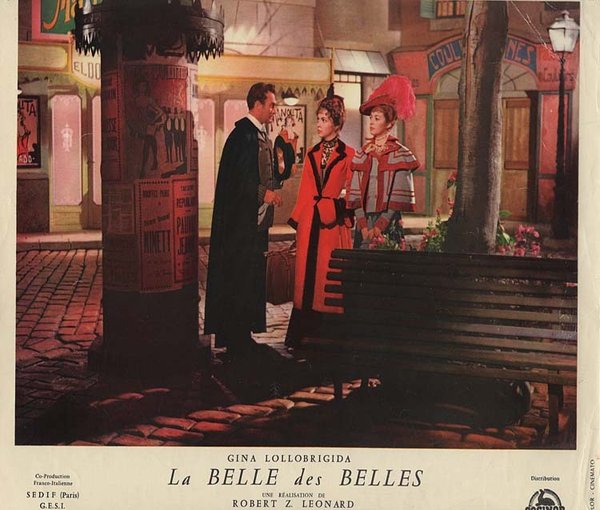 LA BELLE DES BELLES Jeu de 8 photos originales 1955 24x30 cm Gina Lollobrigida