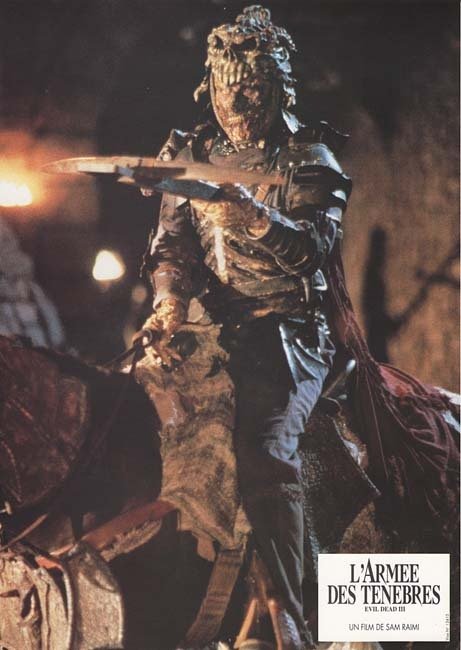 L’ARMÉE DES TÉNÈBRES / Evil Dead III Jeu complet de 8 photos originales Sam Raimi 1992 21x30 CM