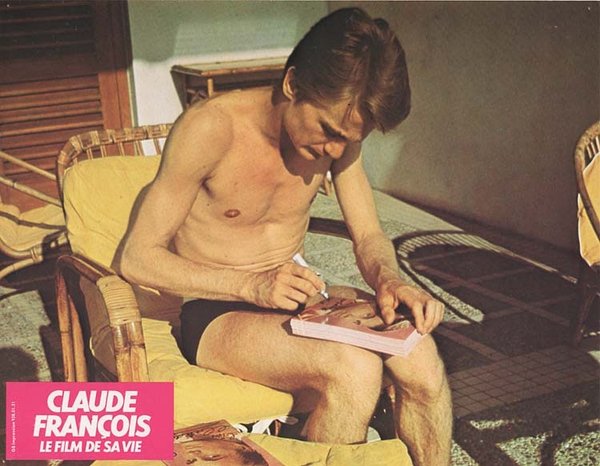 CLAUDE FRANCOIS, le film de sa vie 1979 Jeu complet de 20 photos d'exploitation Samy Pavel 21x27 cm