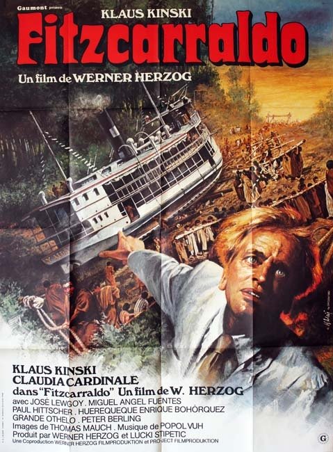 FITZCARRALDO Affiche du film 1982 Werner Herzog Klaus Kinski 120x160 cm