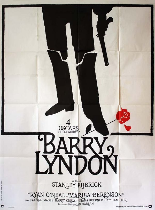 BARRY LYNDON Affiche Originale Française 1975 Stanley Kubrick Ryan O'Neal 120X160 CM