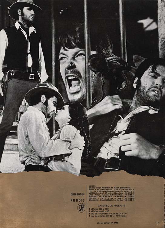 CHARRO ! Plaquette Synopsis du film de 1969 de Charles Marquis Warren Elvis Presley