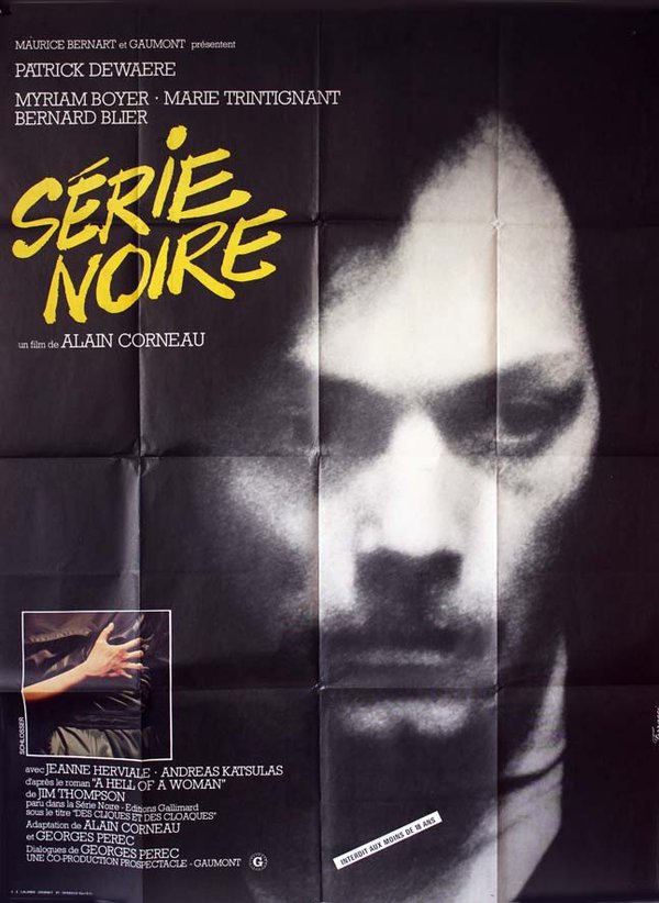 SERIE NOIRE Affiche originale du film de 1979 Patrick Dewaere Alain Corneau 120X160 CM