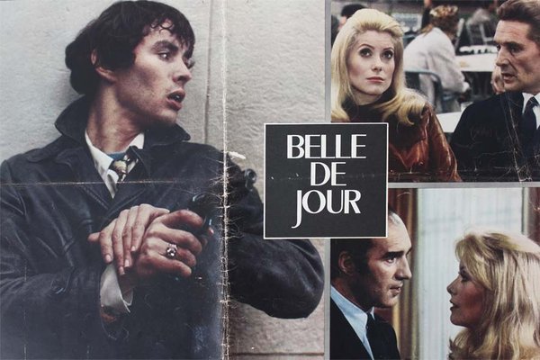 BELLE DE JOUR Livret synopsis original 8 pages 1966 - Luis Bunuel Catherine Deneuve 31X48 CM
